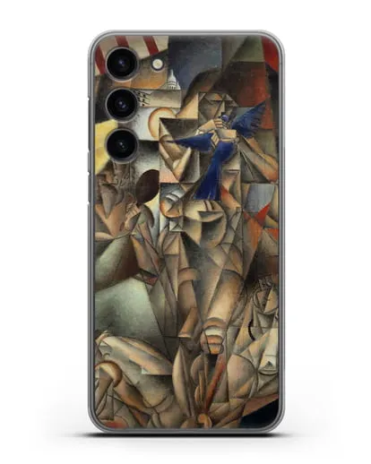 Чехол Синяя Птица (Метценже Жан) силиконовый для Samsung Galaxy S23 Plus [SM-S916]