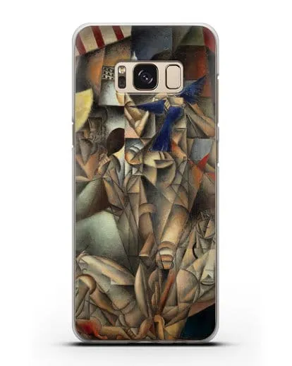 Чехол Синяя Птица (Метценже Жан) силиконовый для Samsung Galaxy S8 [SM-950F]