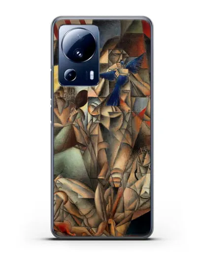 Чехол Синяя Птица (Метценже Жан) силиконовый для Xiaomi 13 Lite