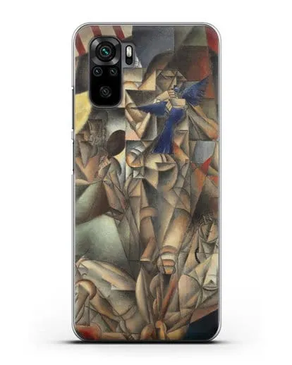 Чехол Синяя Птица (Метценже Жан) силиконовый для Xiaomi Redmi Note 10