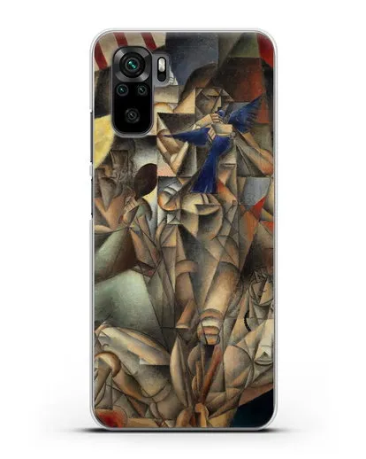 Чехол Синяя Птица (Метценже Жан) силиконовый для Xiaomi Redmi Note 10S