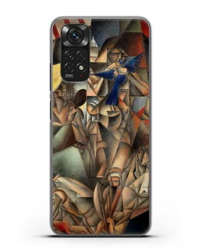 Чехол Синяя Птица (Метценже Жан) силиконовый для Xiaomi Redmi Note 11S