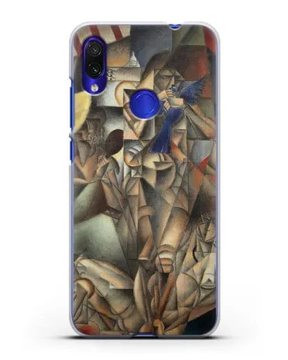 Чехол Синяя Птица (Метценже Жан) силиконовый для Xiaomi Redmi Note 7