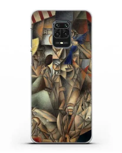 Чехол Синяя Птица (Метценже Жан) силиконовый для Xiaomi Redmi Note 9S