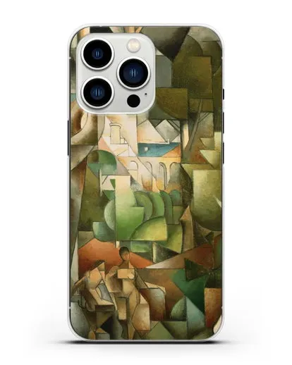 Чехол Пловцы (Метценже Жан) силиконовый для iPhone 13 Pro