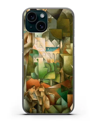 Чехол Пловцы (Метценже Жан) силиконовый для iPhone 15