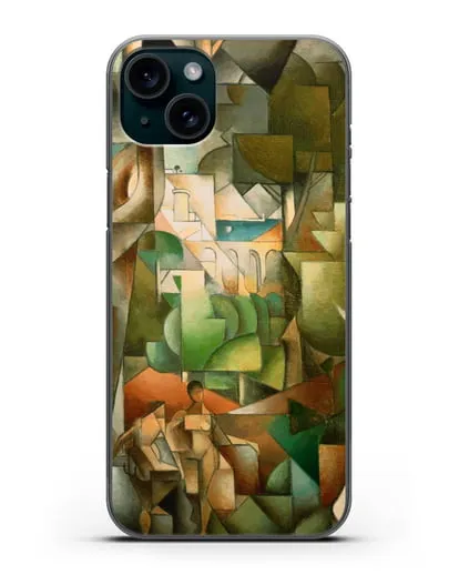 Чехол Пловцы (Метценже Жан) силиконовый для iPhone 15 Plus