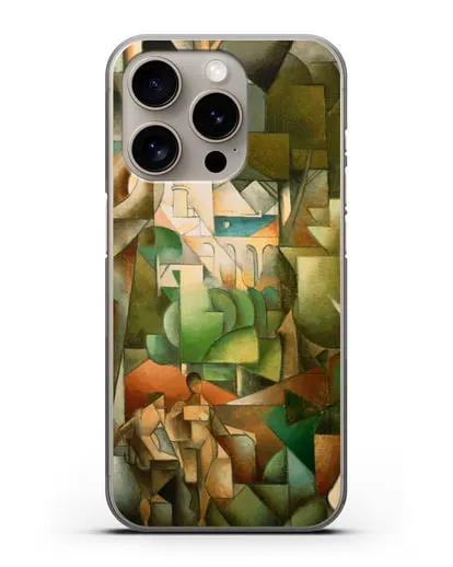 Чехол Пловцы (Метценже Жан) силиконовый для iPhone 15 Pro