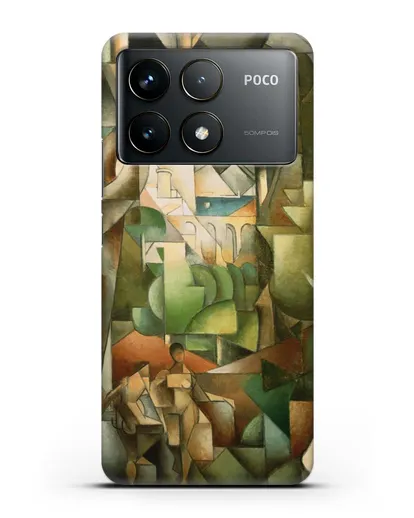 Чехол Пловцы (Метценже Жан) силиконовый для Xiaomi Poco F6 Pro