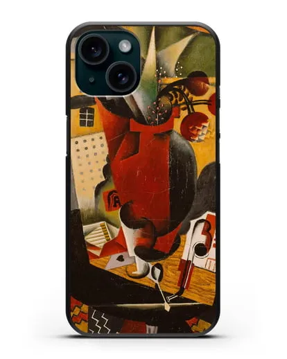 Чехол Стол у окна (Метценже Жан) силиконовый для iPhone 15