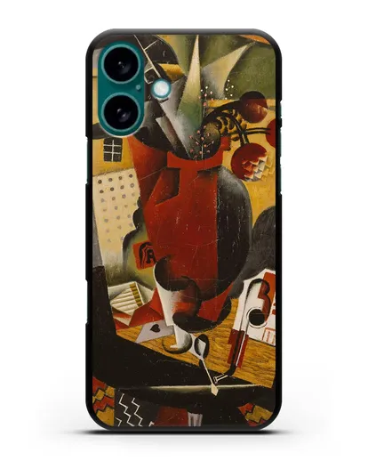 Чехол Стол у окна (Метценже Жан) силиконовый для iPhone 16 Plus