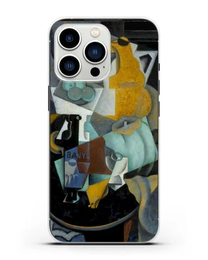 Чехол Фрукты и кувшин на столе (Метценже Жан) силиконовый для iPhone 13 Pro