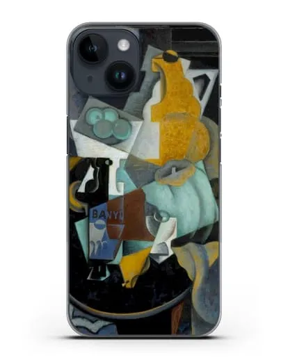 Чехол Фрукты и кувшин на столе (Метценже Жан) силиконовый для iPhone 14