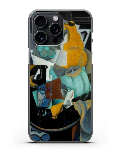 Чехол Фрукты и кувшин на столе (Метценже Жан) силиконовый для iPhone 15 Pro Max