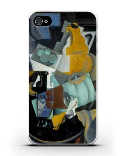 Чехол Фрукты и кувшин на столе (Метценже Жан) силиконовый для iPhone 4/4s