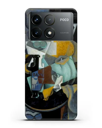 Чехол Фрукты и кувшин на столе (Метценже Жан) силиконовый для Xiaomi Poco F6 Pro