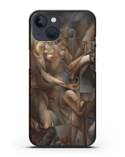 Чехол Женщина с лошадью (Метценже Жан) силиконовый для iPhone 13 Mini