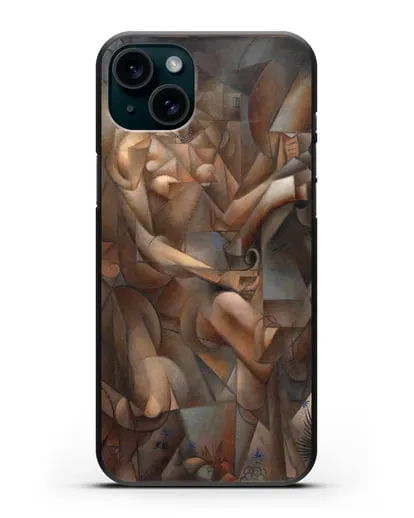 Чехол Женщина с лошадью (Метценже Жан) силиконовый для iPhone 15 Plus