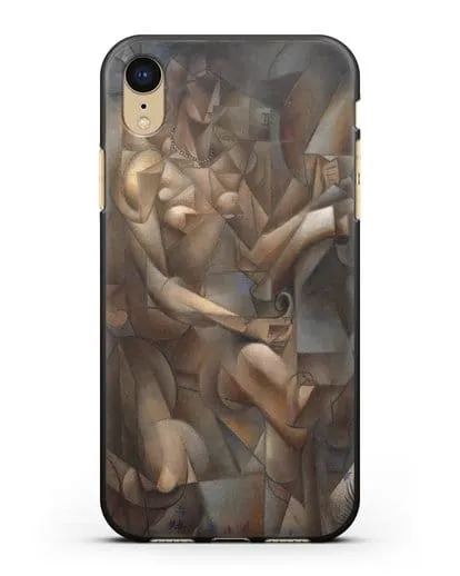 Чехол Женщина с лошадью (Метценже Жан) силиконовый для iPhone XR