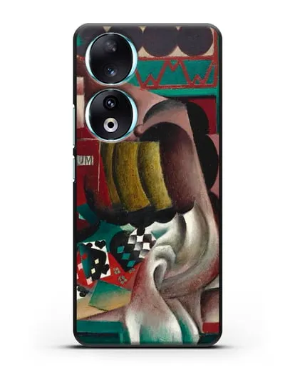 Чехол Натюрморт с тыквой и бутылкой рома (Метценже Жан) силиконовый для Honor 90