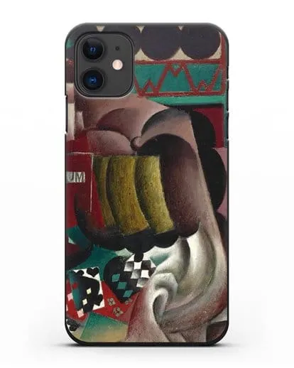 Чехол Натюрморт с тыквой и бутылкой рома (Метценже Жан) силиконовый для iPhone 11