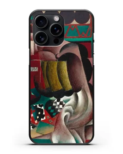 Чехол Натюрморт с тыквой и бутылкой рома (Метценже Жан) силиконовый для iPhone 15 Pro Max