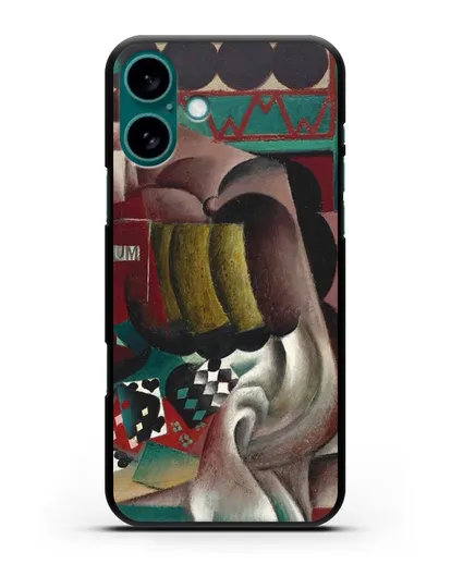 Чехол Натюрморт с тыквой и бутылкой рома (Метценже Жан) силиконовый для iPhone 16 Plus