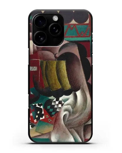 Чехол Натюрморт с тыквой и бутылкой рома (Метценже Жан) силиконовый для iPhone 16 Pro Max