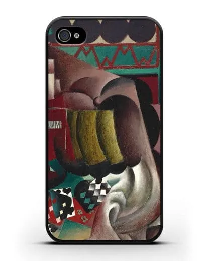 Чехол Натюрморт с тыквой и бутылкой рома (Метценже Жан) силиконовый для iPhone 4/4s