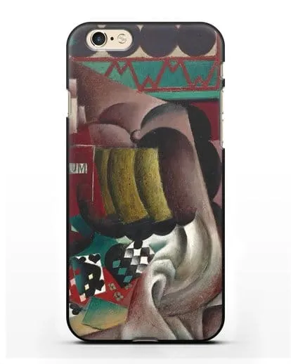 Чехол Натюрморт с тыквой и бутылкой рома (Метценже Жан) силиконовый для iPhone 6