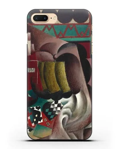 Чехол Натюрморт с тыквой и бутылкой рома (Метценже Жан) силиконовый для iPhone 7 Plus