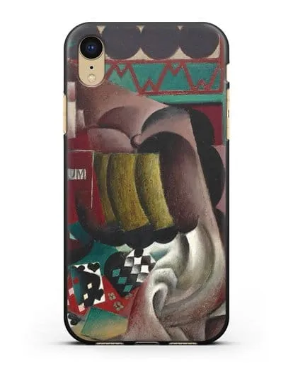 Чехол Натюрморт с тыквой и бутылкой рома (Метценже Жан) силиконовый для iPhone XR