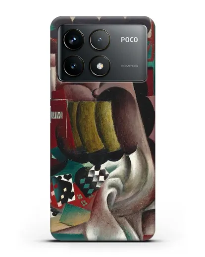 Чехол Натюрморт с тыквой и бутылкой рома (Метценже Жан) силиконовый для Xiaomi Poco F6 Pro