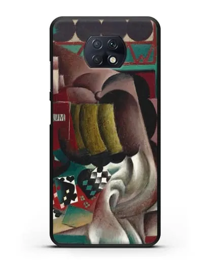 Чехол Натюрморт с тыквой и бутылкой рома (Метценже Жан) силиконовый для Xiaomi Redmi Note 9T