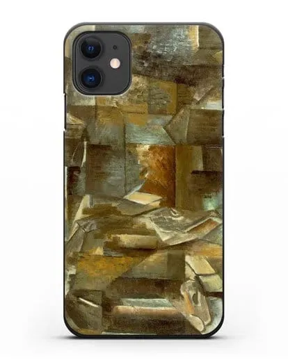 Чехол Бутылка и рыбы (Брак Жорж) силиконовый для iPhone 11