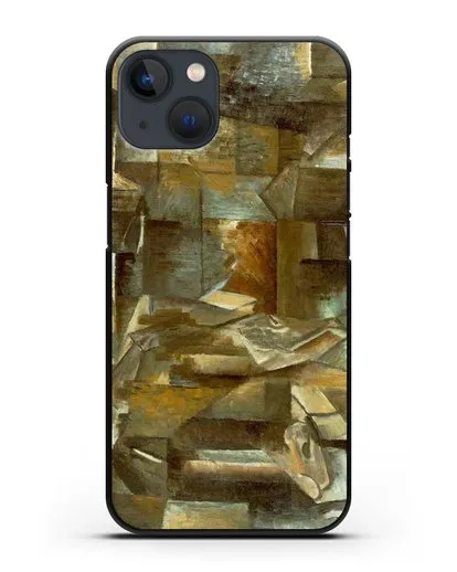 Чехол Бутылка и рыбы (Брак Жорж) силиконовый для iPhone 13