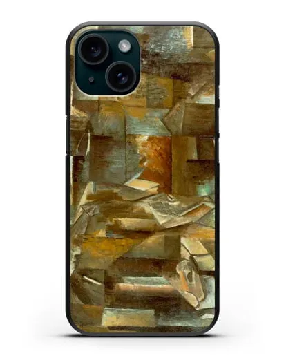 Чехол Бутылка и рыбы (Брак Жорж) силиконовый для iPhone 15