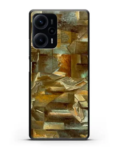 Чехол Бутылка и рыбы (Брак Жорж) силиконовый для Xiaomi Poco F5