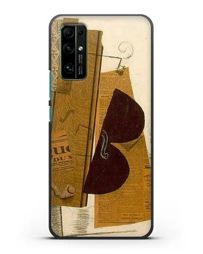Чехол Скрипка и трубка (Брак Жорж) силиконовый для Honor 30