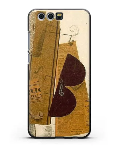 Чехол Скрипка и трубка (Брак Жорж) силиконовый для Honor 9
