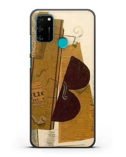 Чехол Скрипка и трубка (Брак Жорж) силиконовый для Honor 9A