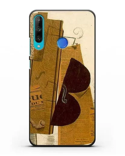 Чехол Скрипка и трубка (Брак Жорж) силиконовый для Honor 9C