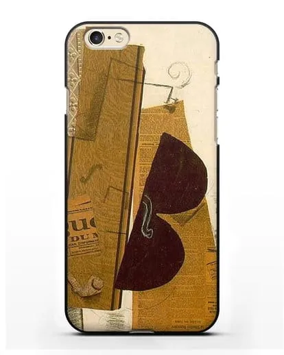 Чехол Скрипка и трубка (Брак Жорж) силиконовый для iPhone 6
