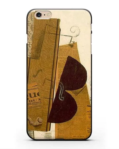 Чехол Скрипка и трубка (Брак Жорж) силиконовый для iPhone 6 Plus