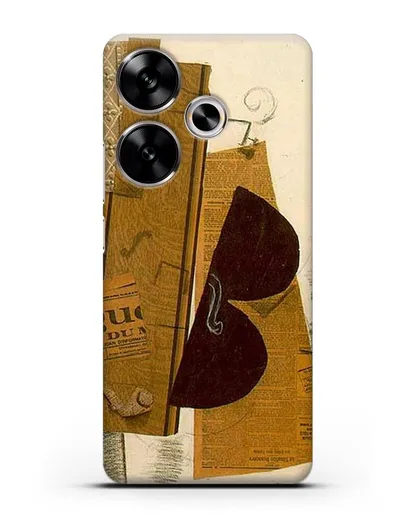 Чехол Скрипка и трубка (Брак Жорж) силиконовый для Xiaomi Poco F6