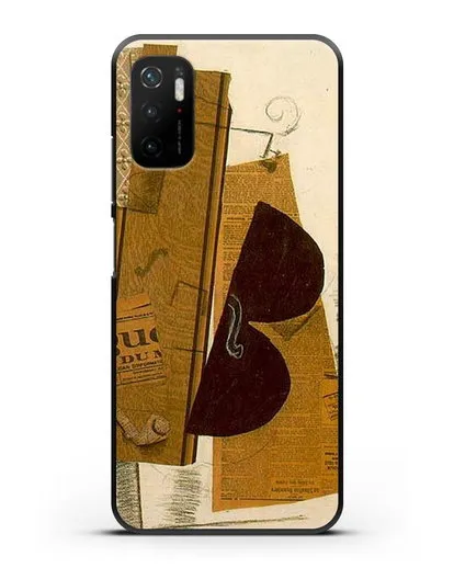 Чехол Скрипка и трубка (Брак Жорж) силиконовый для Xiaomi Poco M3 Pro