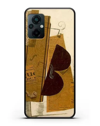 Чехол Скрипка и трубка (Брак Жорж) силиконовый для Xiaomi Poco M5