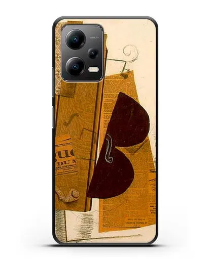 Чехол Скрипка и трубка (Брак Жорж) силиконовый для Xiaomi Poco X5