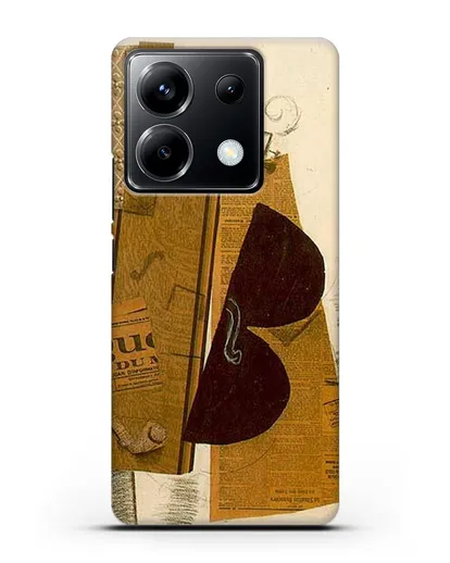 Чехол Скрипка и трубка (Брак Жорж) силиконовый для Xiaomi Poco X6