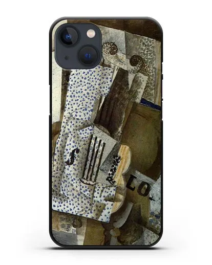 Чехол Мелодия для скрипки (Брак Жорж) силиконовый для iPhone 13